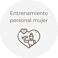 Entrenamiento personal en la mujer